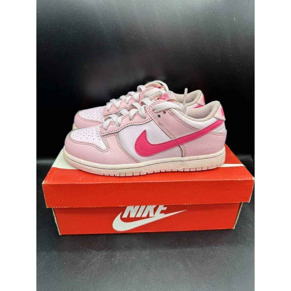 Nike Dunk Low PS 'Triple Pink' Toddler Size 13c
